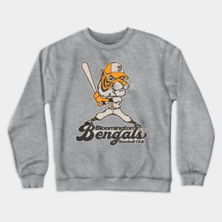 Defunct Bloomington Bengals Baseball Team Crewneck Sweatshirt